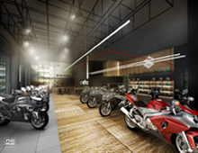 SUZUKI motorcycles Showroom in Athens